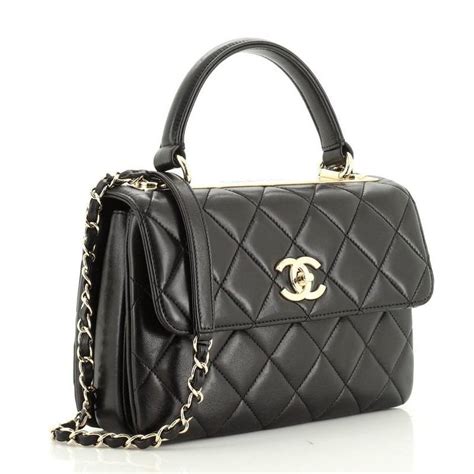 chanel top handle quilted bag|vintage chanel top handle bag.